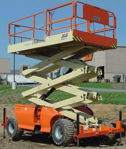 DIESEL JLG - 4394RT PERSONNEL WORKING PLATFORMS, 43 FT