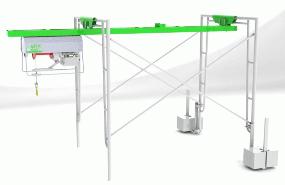 PORTABLE BETA MAX - SCAFF-TRAC SSAFF-TRAC ON SCAFFOLDING MOUNT