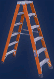 FIBERGLASS LOUISVILLE - FM1416HD 16' FIBERGLASS TWIN FRONT LADDER