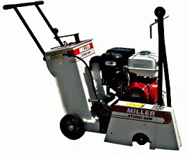 WALK-BEHIND MILLER - STURDI-SAW-I 18" WALK BEHIND CONCRETE GAS SAW